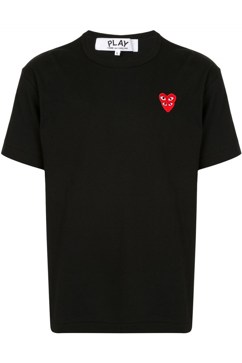 Mens T-Shirt Multi Red Red Heart P1T288