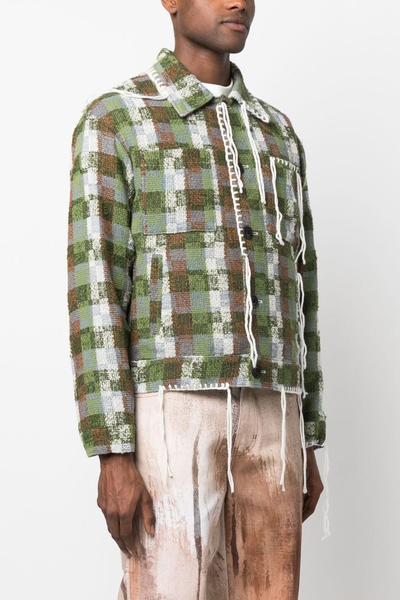 KENLEY CHECK WORK JACKET awa513m