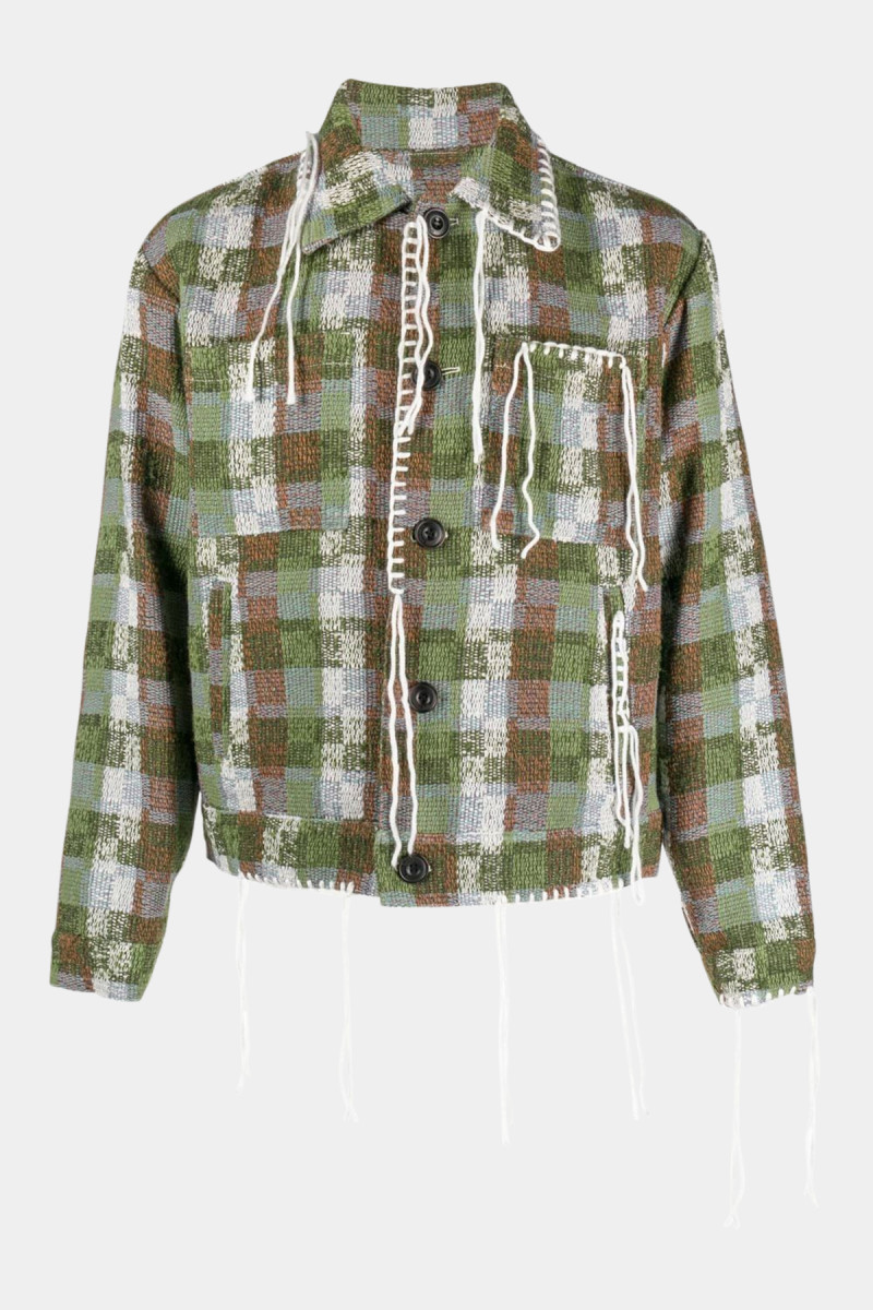 KENLEY CHECK WORK JACKET awa513m