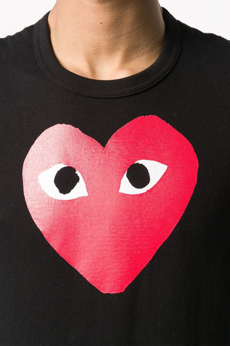Play T-Shirt M Printed Red Heart P1T112