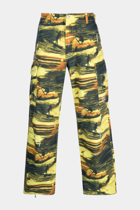 PRINTED CARGO PANTS ERL06P201