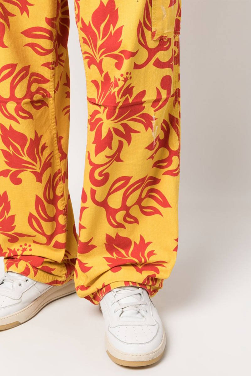 PRINTED CARGO PANTS ERL06P001