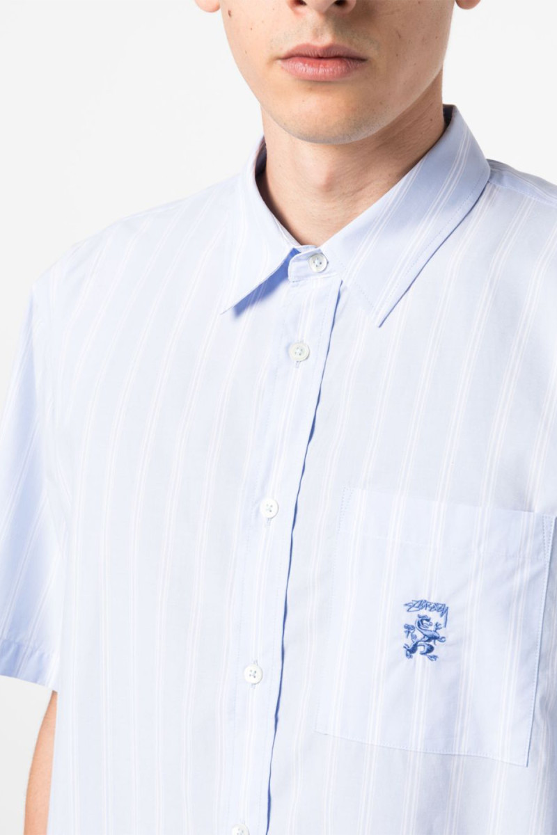 Boxy Striped Ss Shirt 1110290
