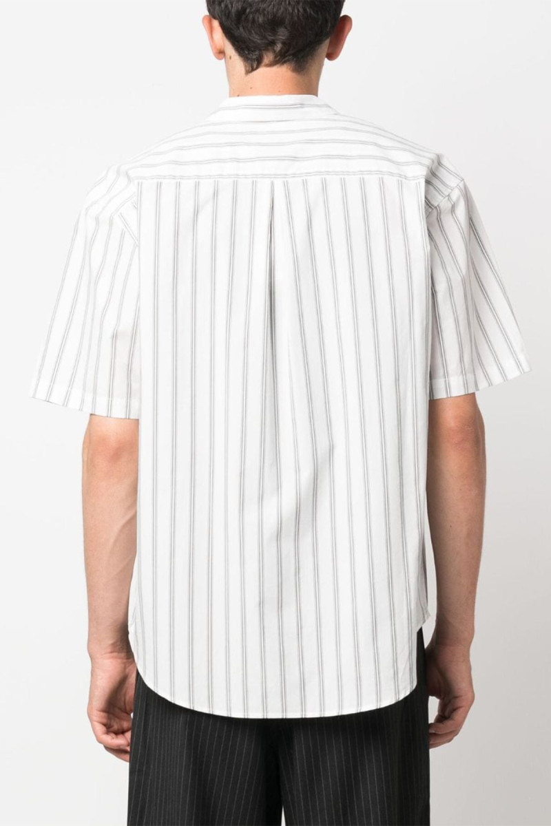 Boxy Striped Ss Shirt 1110290