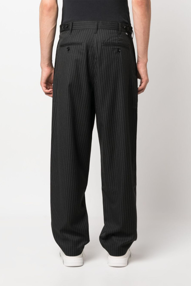 Stripe Volume Pleated Trouser 116623NEW