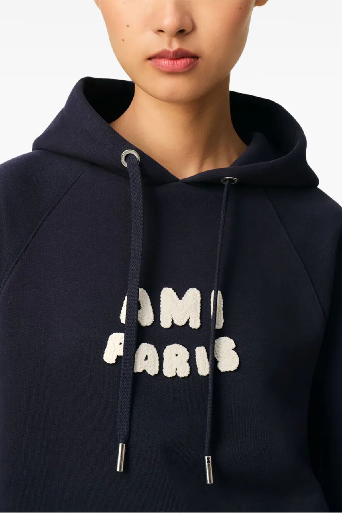AMI｜HOODIES/SWEATS (USW275 747 136) Sweatshirt AMI Paris | Loose fit | color Cream | Gomez.pl/en