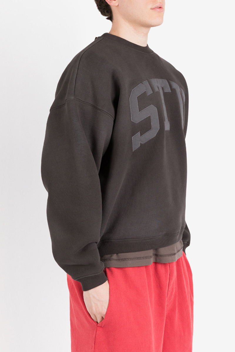 Stu Applique Crew Knit 118577