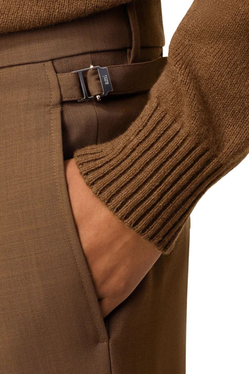 WIDE TROUSERS WITH TABS HTR812.WV0066