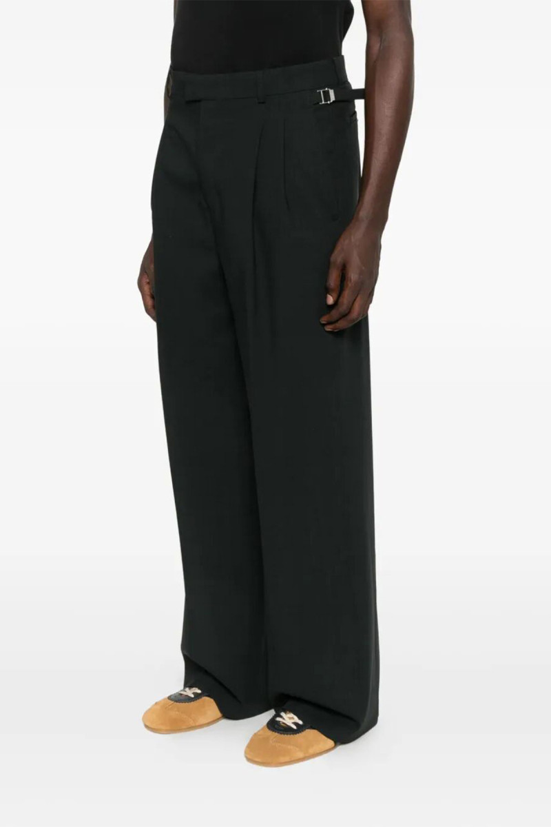 WIDE TROUSERS WITH TABS HTR812.WV0066