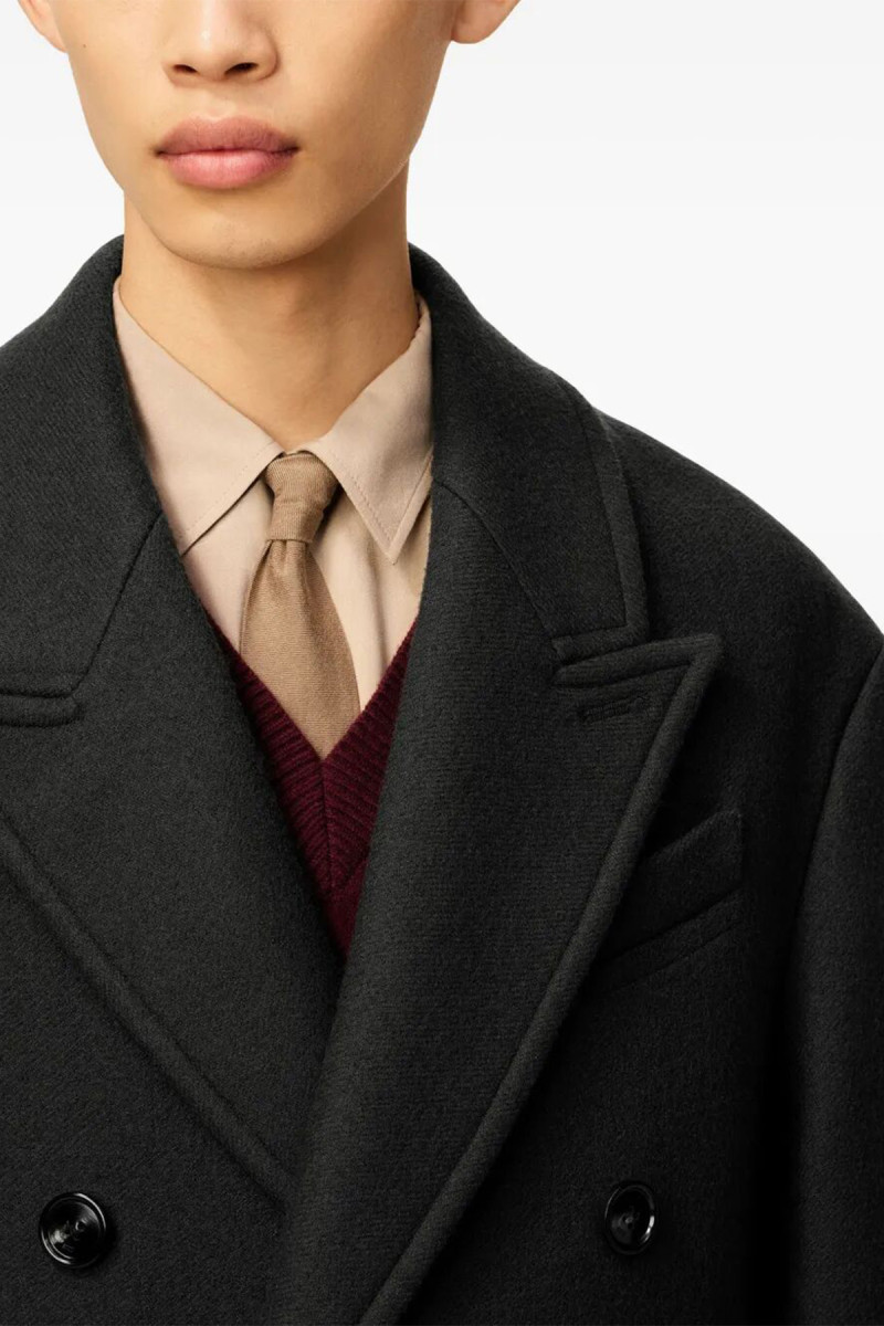 DOUBLE BREASTED LONG COAT HCO458.WV0078