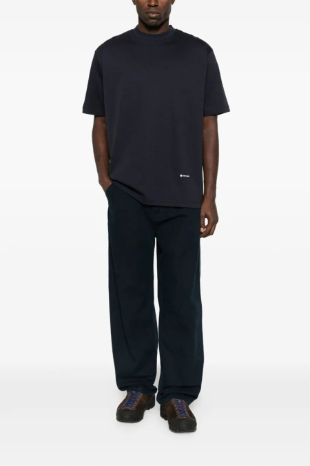 Organic Cotton Mercerized Border T-Shirt TS 25AU013