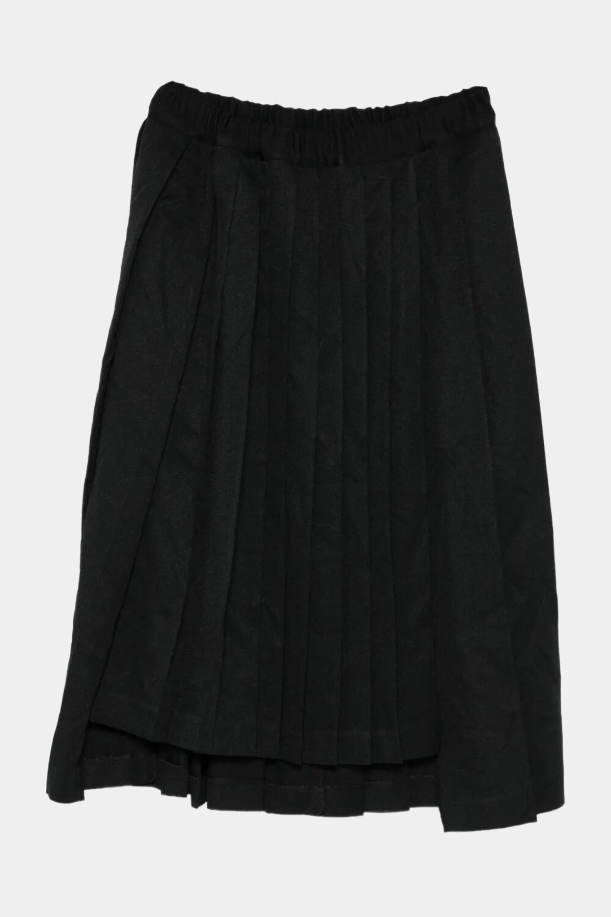 Black Comme des Garçons Black Pleated Skirt | Société Anonyme