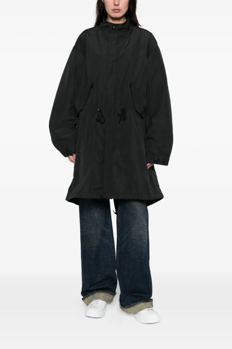 TAKIBI Ripstop Adjustable Fishtail Coat JK 25AU016