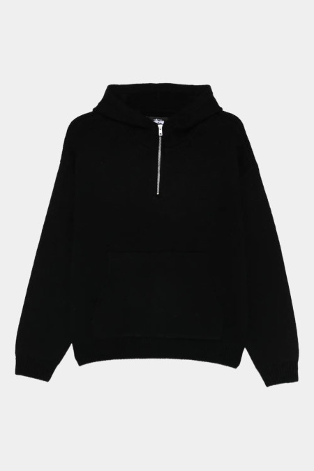 Quarter Zip Sweater Hood 117278