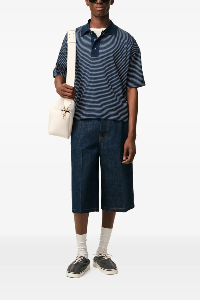 STRIPED MERCERIZED POLO UPL422.JE0212