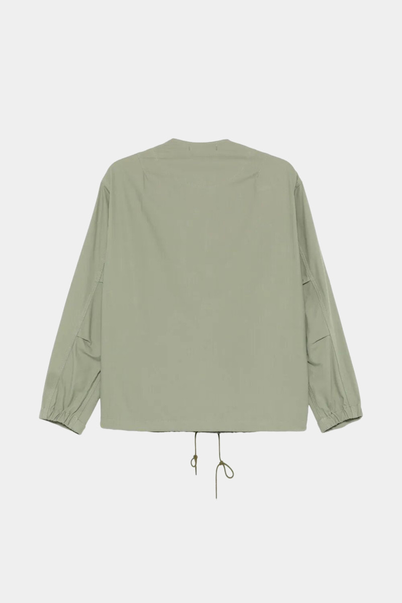 Herringbone Collarless Jacket JK 26SU007