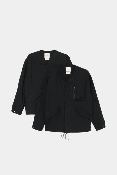 Herringbone Collarless Jacket JK 26SU007