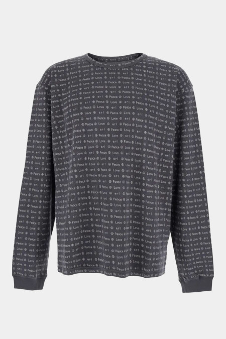 JACQUARD LONG SLEEVE TEE ERL12T002