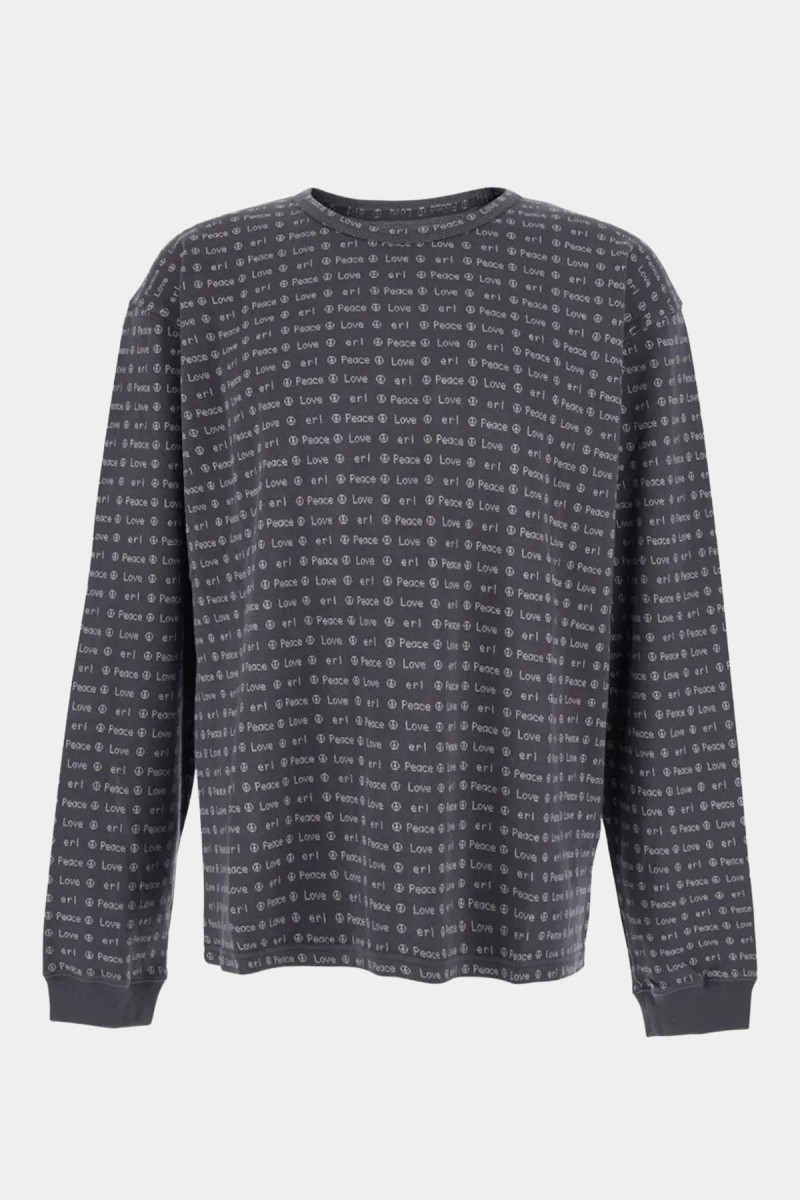 JACQUARD LONG SLEEVE TEE ERL12T002