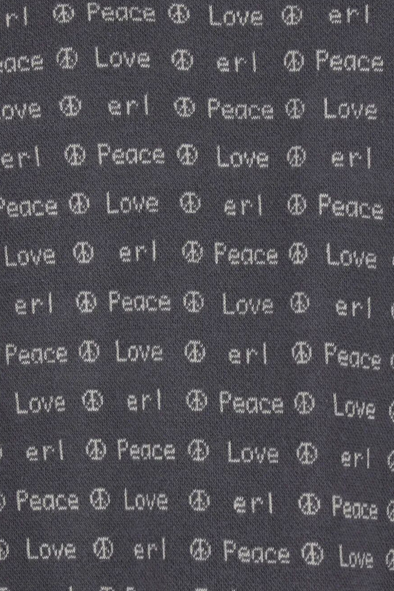 JACQUARD LONG SLEEVE TEE ERL12T002