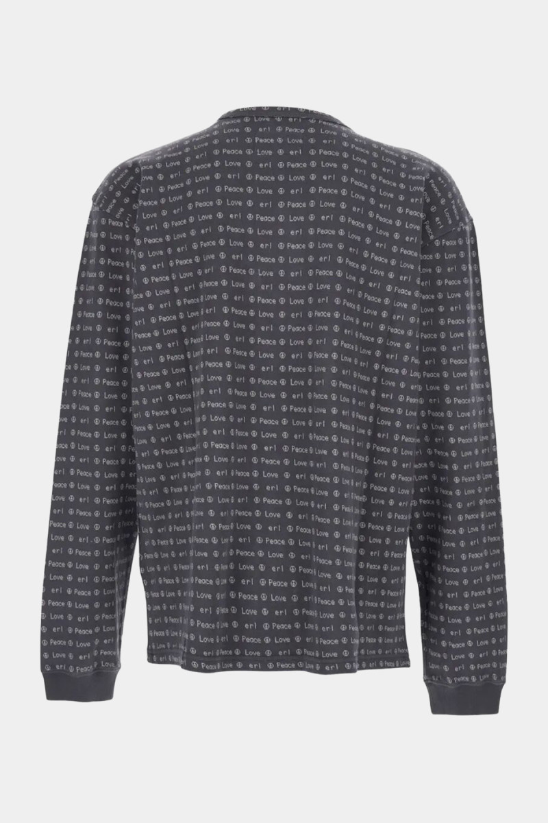 JACQUARD LONG SLEEVE TEE ERL12T002