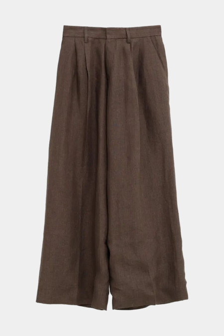 UNISEX PLEATED SUIT TROUSERS WOVEN ERL12P015