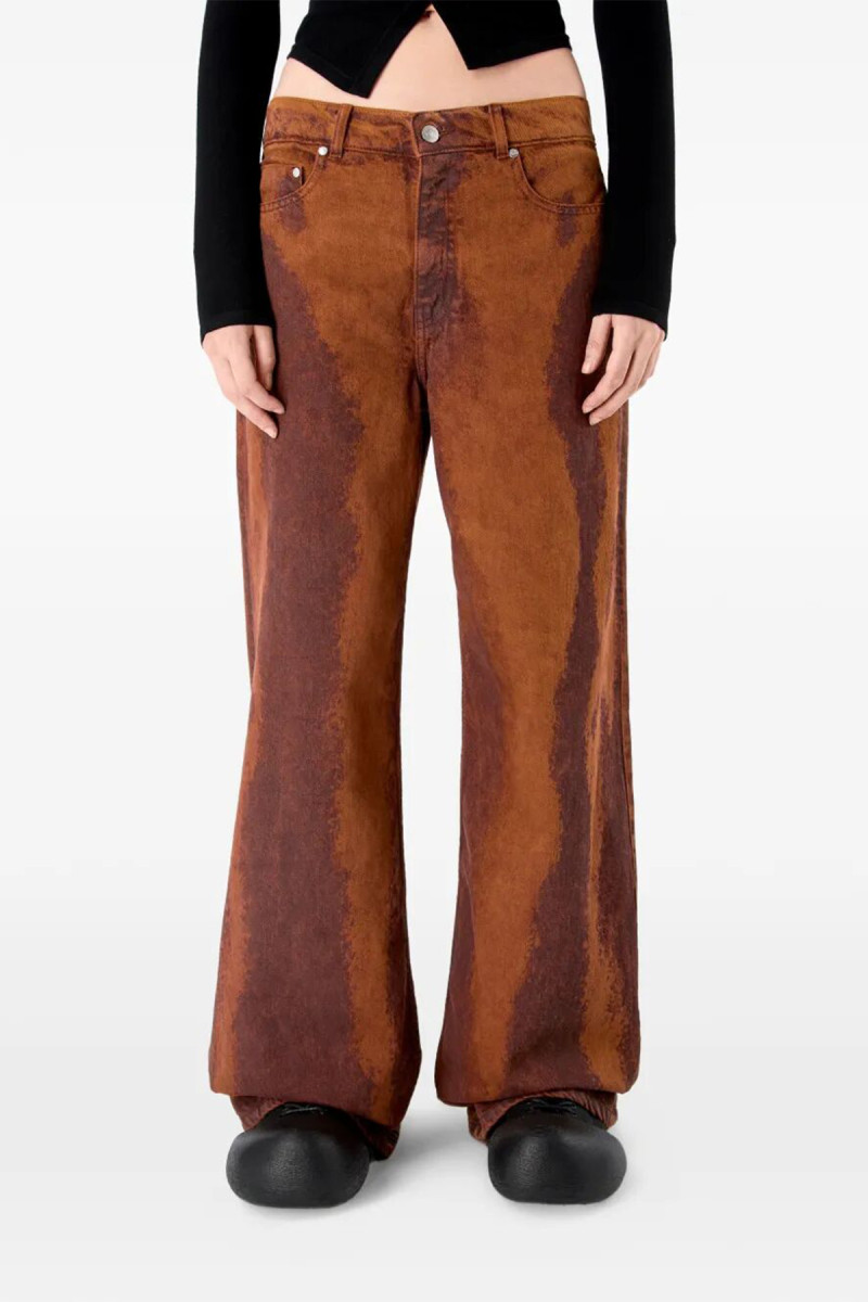 Paint Laser Boot Cut Jeans AU00093 002