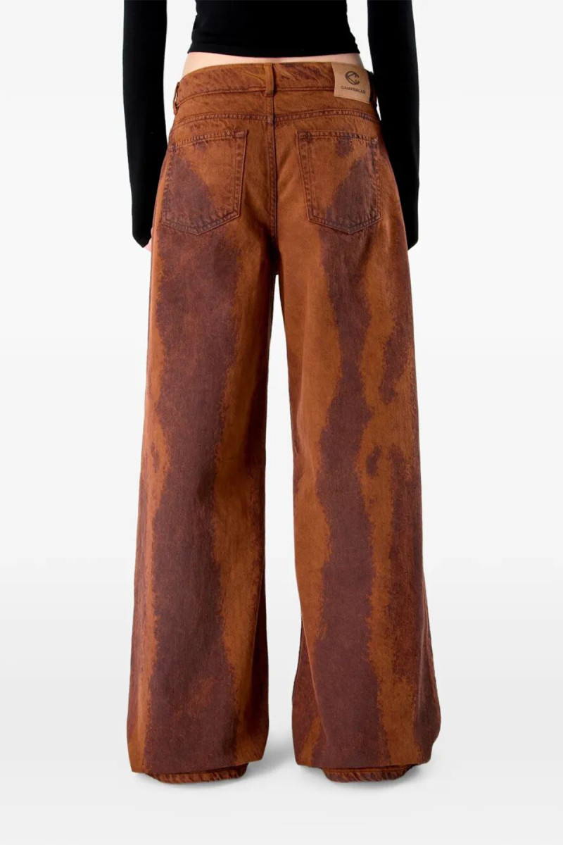 Paint Laser Boot Cut Jeans AU00093 002