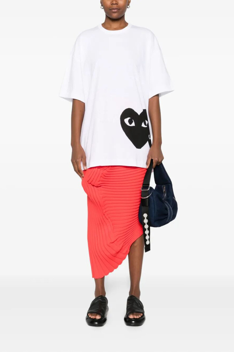 Oversize Logo T-Shirt Black Heart AX T350 051