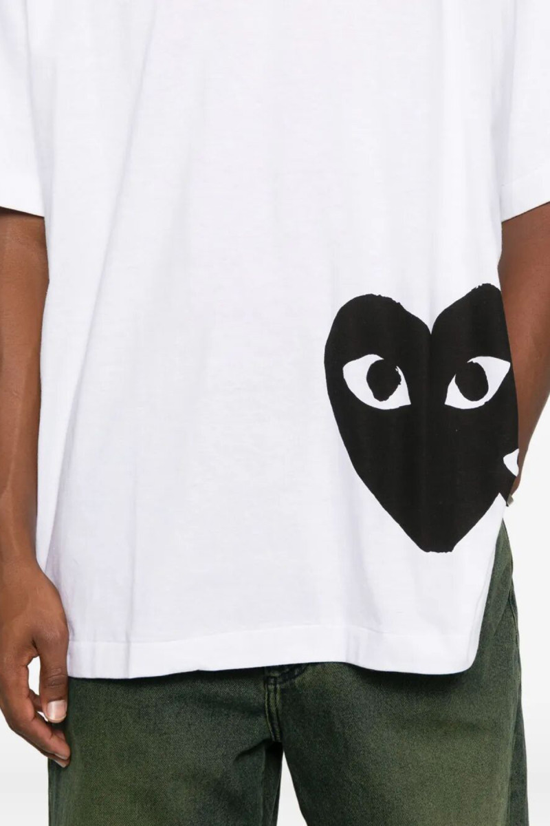 Oversize Logo T-Shirt Black Heart AX T350 051