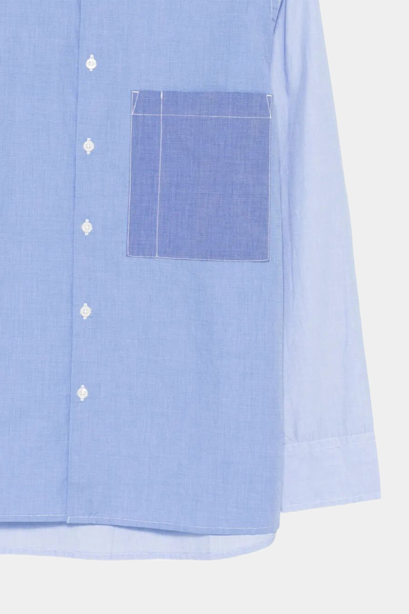 MIXED SQUARE POCKET SHIRT 34172