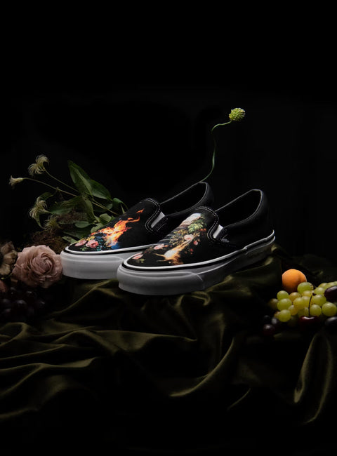 UNDERCOVER x OTW by Vans — la pittura di Emma Bennett incontra lo skate di Jun Takahashi