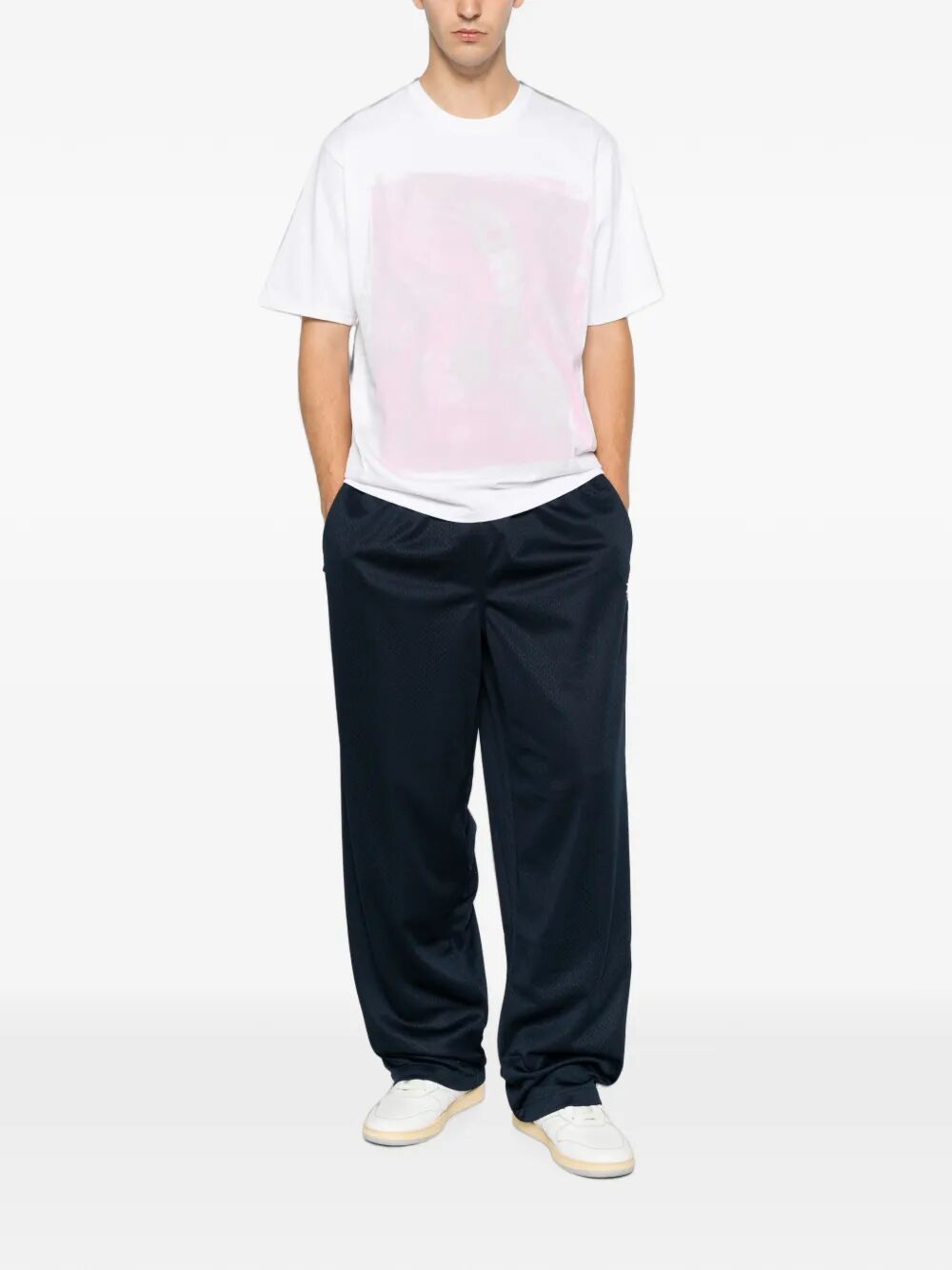 Stüssy Double Venus Tee white T-shirt with pink graphic | Société