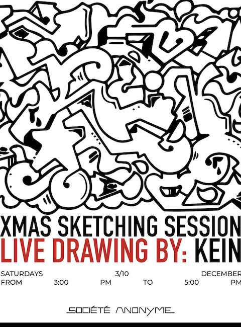 XMAS LIVE PAINTING AT SOCIÉTÉ ANONYME